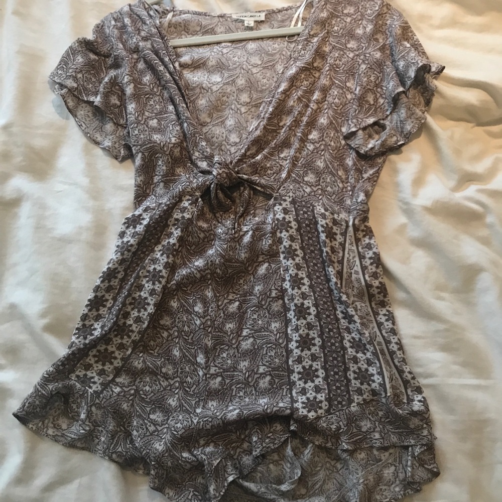 Tie romper